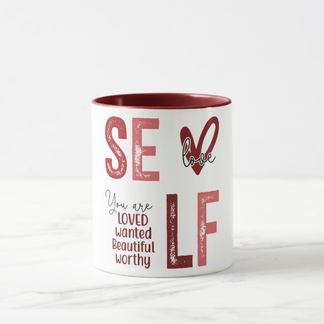 Taza Autoamor inspirador (Centro)