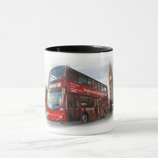Taza Autobús de Londres del autobús de dos pisos (Centro)
