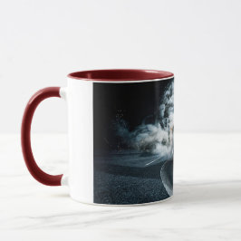 Taza Automóvil deportivo Red Sleek Drifting