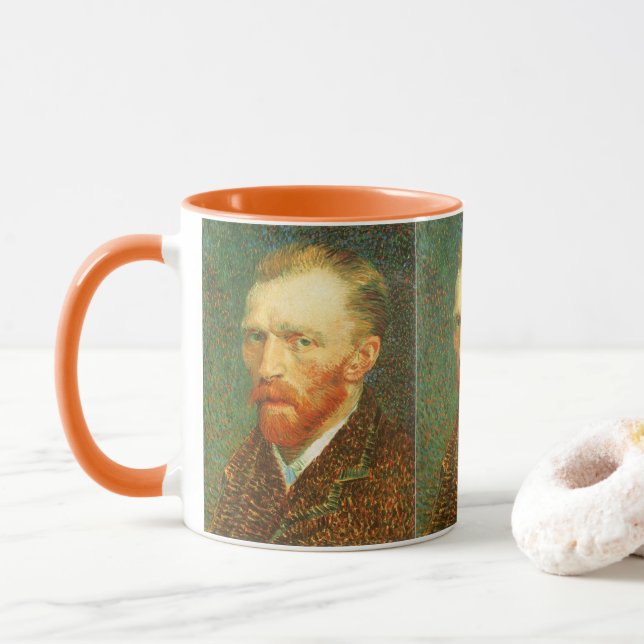 Taza Autoretrato de Vincent van Gogh (Con donut)
