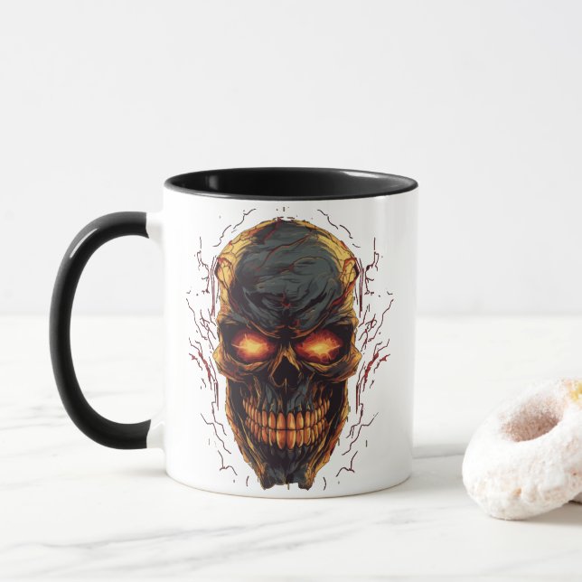Taza Autorización demoníaca (Con donut)
