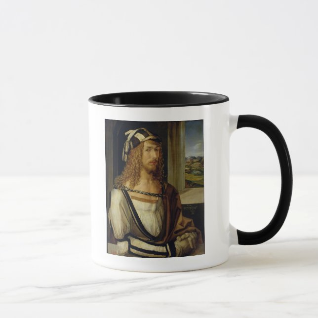 Taza Autorretrato con los guantes, 1498 (Derecha)