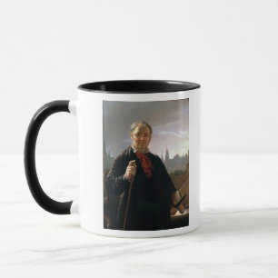 Taza Autorretrato contra la ventana