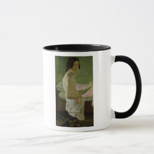 Taza Autorretrato delante del caballete, c.1828
