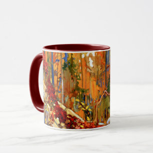 Taza Autumn Garland, arte fino de Tom Thomson,