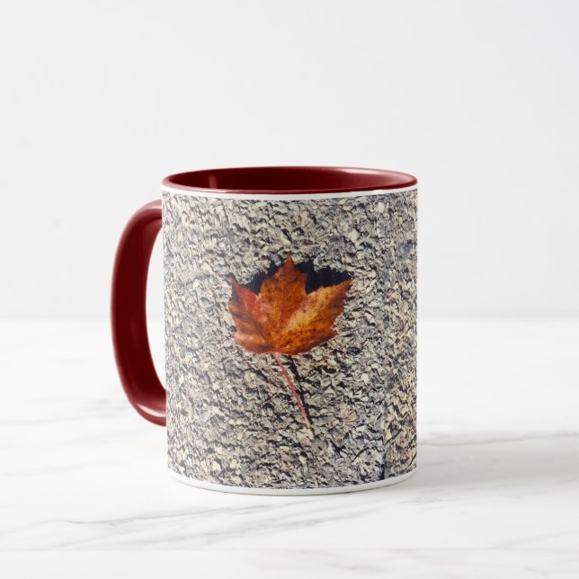TAZA AUTUMN LEAF MUG (Anverso izquierdo)