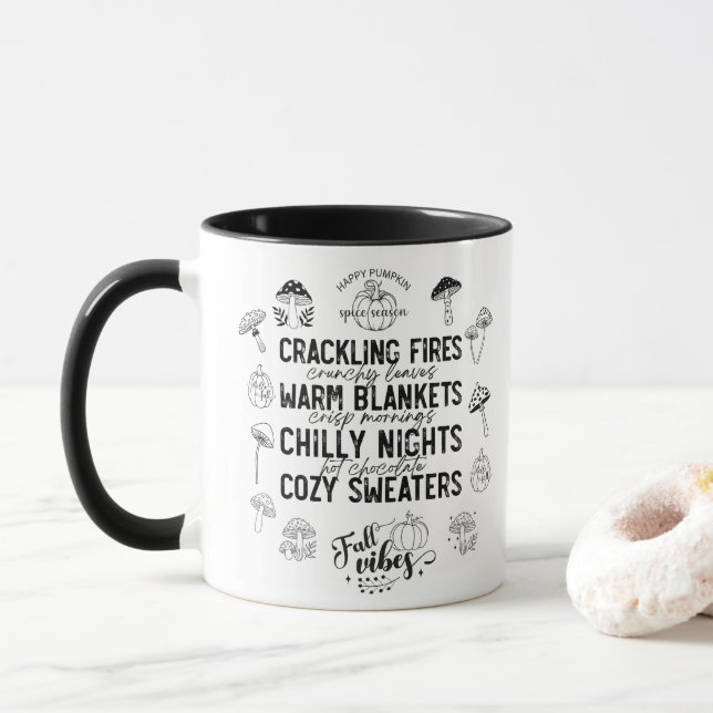 Taza Autumn Vibes Mug (Con donut)