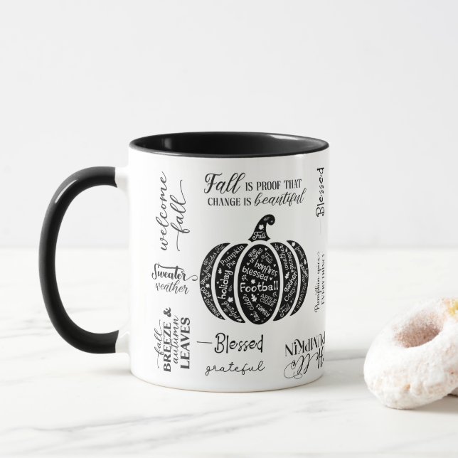 Taza Autumn Vibes Mug (Con donut)