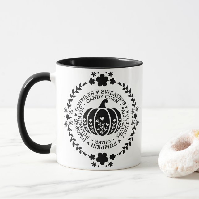 Taza Autumn Vibes Mug (Con donut)