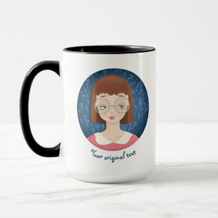 Taza Avatar geek chica