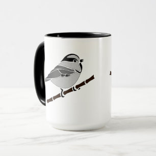 Taza Ave Adorable De Pollo De Montaña Ilustrada