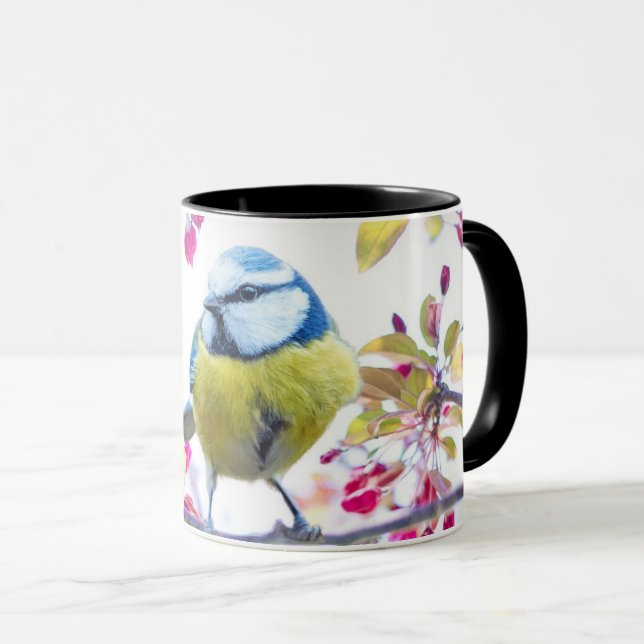 Taza Ave Amarilla y Azul Cuta - Naturaleza salvaje (Anverso derecho)