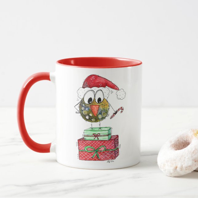 Taza Ave caprichosa de los Navidades (Con donut)