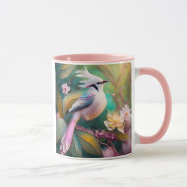 Taza Ave de Rubor con cresta blanca Jay Fantasy