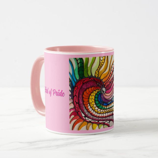 Taza Ave del Orgullo 2025 (Anverso izquierdo)