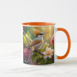 Taza Ave Fantasy de Honeyeater con cresta dorada