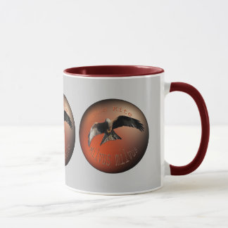 Taza Ave rapaz roja de la cometa