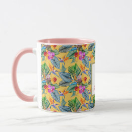 Taza Ave Tropical personalizado Del Paraíso Y Del Veran