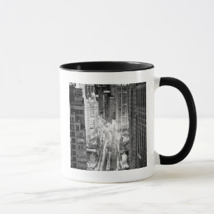 Taza Avenida del norte de Michigan en Chicago después