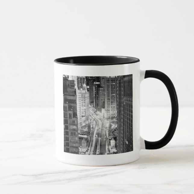 Taza Avenida del norte de Michigan en Chicago después (Derecha)