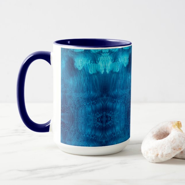 Taza Aventura azul azteca (Con donut)