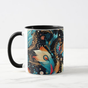 Taza Aventura de Cohete Cósmico Vibrante