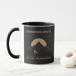Taza Aventura de Papá Cósmico y Yo