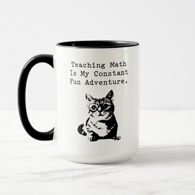 Taza Aventura Divertida de Enseñanza de Matemáticas Edu (Izquierda)