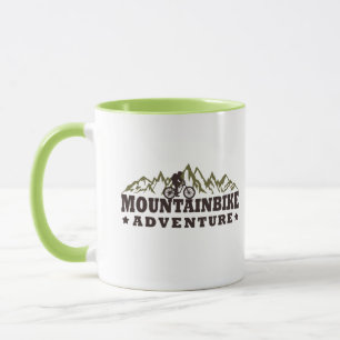 Taza Aventura en bicicleta de montaña - Bicicleta de mo