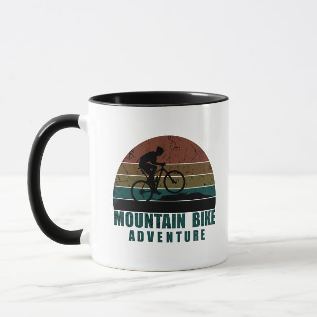 Taza Aventura en bicicleta de montaña Mtb (Izquierda)