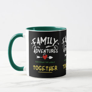 Taza Aventuras de viaje en familia Explorando juntos