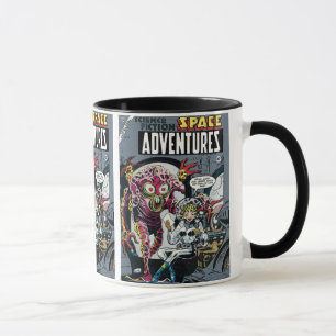 Taza Aventuras Espaciales #12 Divertido Cómic Retro de 
