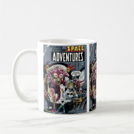 Taza Aventuras Espaciales #12 Divertido Cómic Retro de 