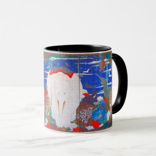 Taza Aves, animales y plantas florecientes (derecha)Jak