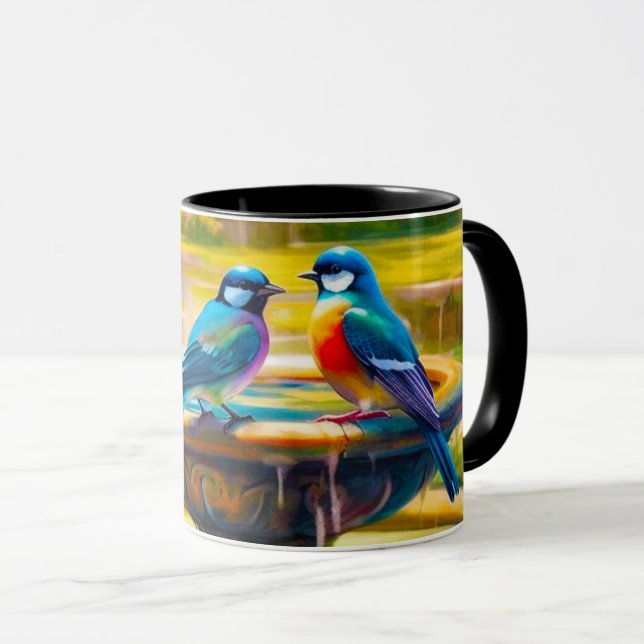 Taza Aves artísticas (Anverso derecho)