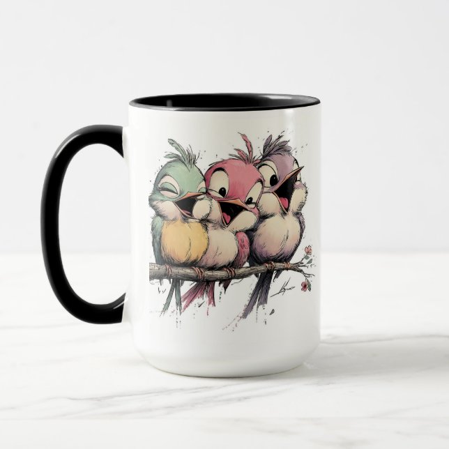 Taza Aves caprichosas (Izquierda)