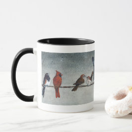 Taza Aves con peluca