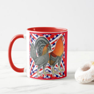 Taza Aves de combate Stars and Stripes