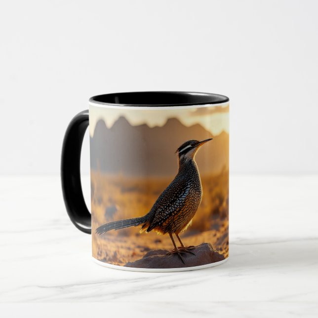 Taza Aves del Suroeste de Arizona Roadrunner (Anverso izquierdo)