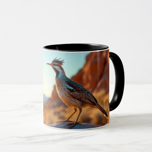 Taza Aves del Suroeste de Arizona Roadrunner (Anverso derecho)
