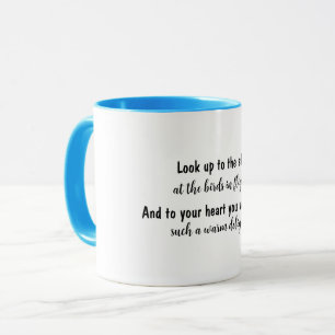 Taza Aves en una cita Motivitaional