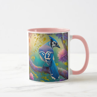 Taza Aves fantásticas Jay azul