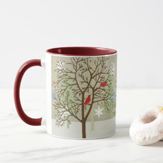 Taza Aves festivas Mug