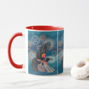Taza Aves negras