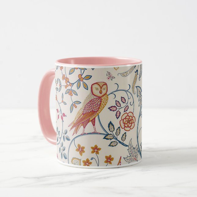 Taza Aves y flores, William Morris (Anverso izquierdo)