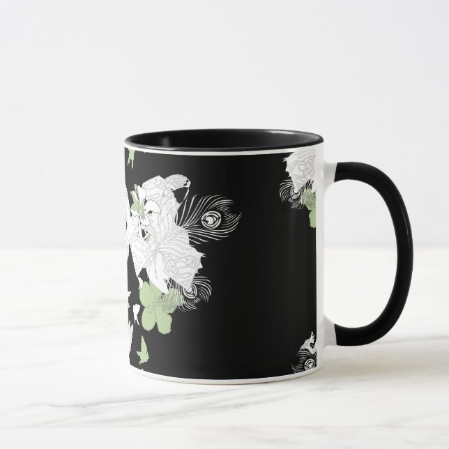 Taza Aves y plumas superchica (Derecha)