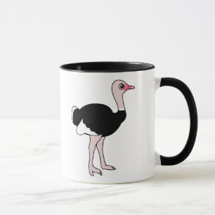 Taza Avestruz del dibujo animado