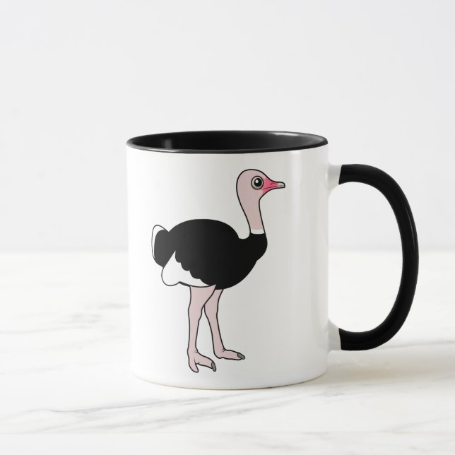 Taza Avestruz del dibujo animado (Derecha)