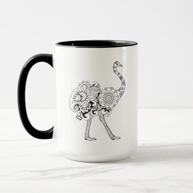 Taza Avestruz inspirada (Izquierda)