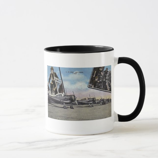 Taza Aviación de la postal de la Segunda Guerra Mundial (Derecha)